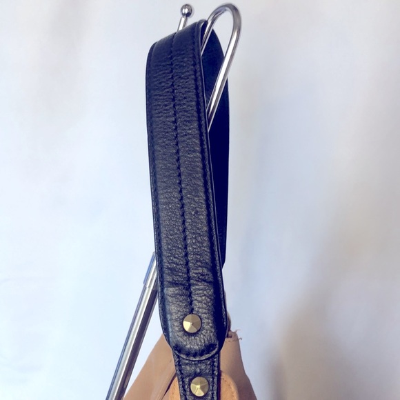 orYANY Adele brown  color block pebbled large leather shoulder handbag. - Picture 8 of 15